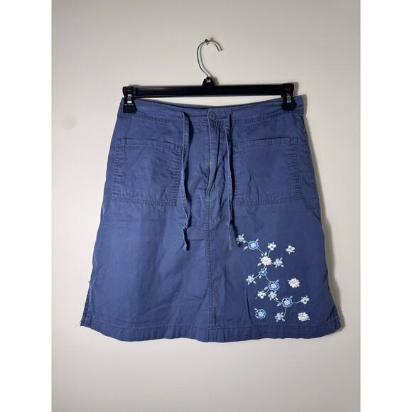 Vintage Y2K Route 66 Floral Fairy Tie Front Skirt - Picture 1 of 5